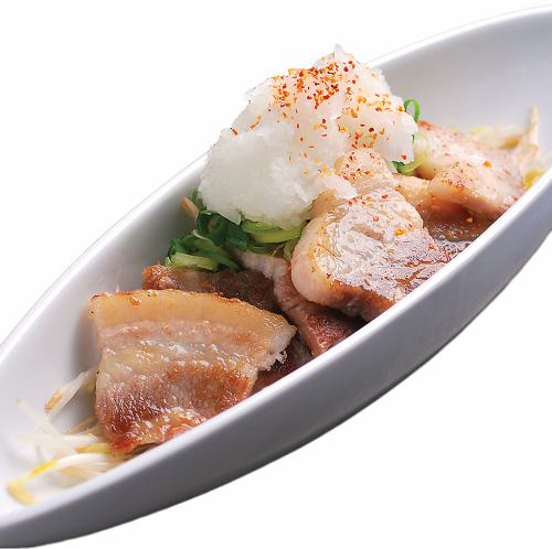 まめ流豚キムチ/豚バラのおろしポン酢