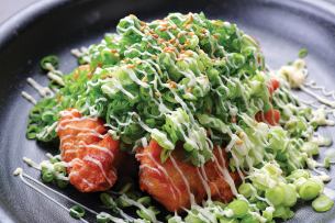 若鶏の唐揚げ ねぎまみれ
