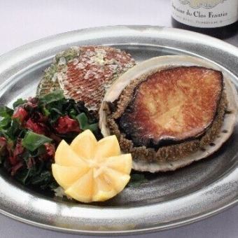 ●Fresh abalone and steak course●