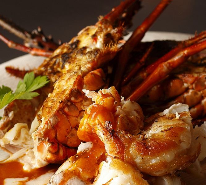 海鲜铁板烧~龙虾~