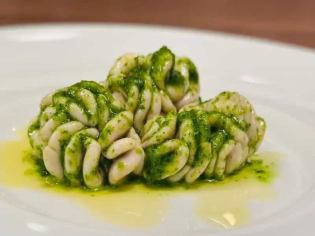 A winter luxury to enjoy with marinated cod milt and salsa verde