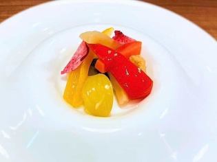 Trattoria-prepared pickles of seasonal vegetables