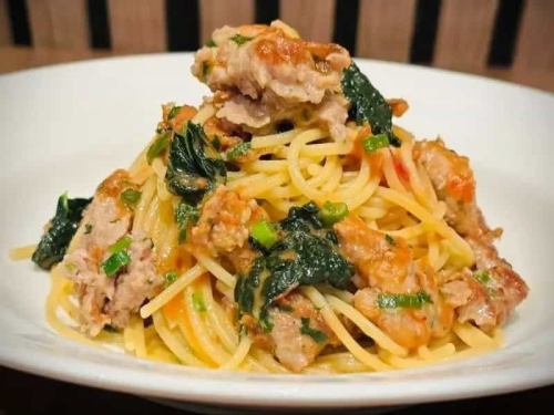 Spicy Pomodoro with Delicious Salsiccia and Black Cabbage