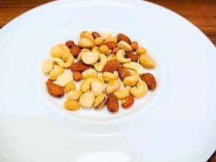 A luxurious selection of mixed nuts to accompany your wine