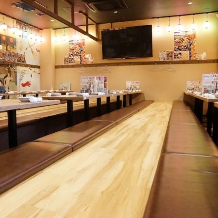 Popular digging seats, reserved space for 60 to 70 people ♪ Welcome party & farewell party etc. Various banquets welcome!