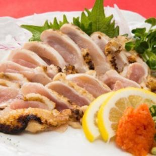 【후쿠오카】 맛있는 닭 타타키