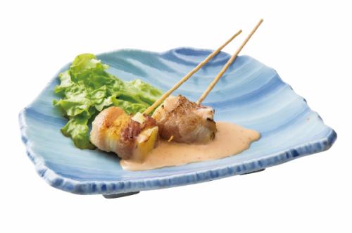 Cheese meat roll skewers (2 pieces)