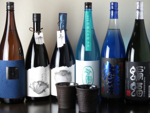 焼酎の種類も豊富に取り揃えております！