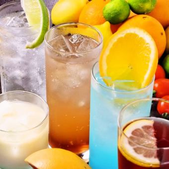 【単品飲み放題コース】♪90分　2,000円（税込）