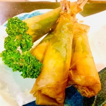 海老チーズ春巻き