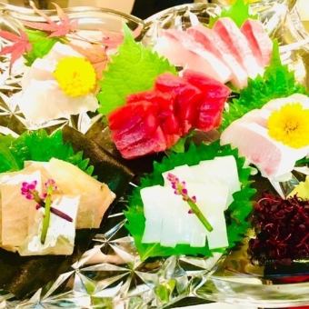 ☆豪華☆【肉×魚コース】～"新鮮なお魚と豪華なお肉"の全９品９０分飲み放題付５５００円！