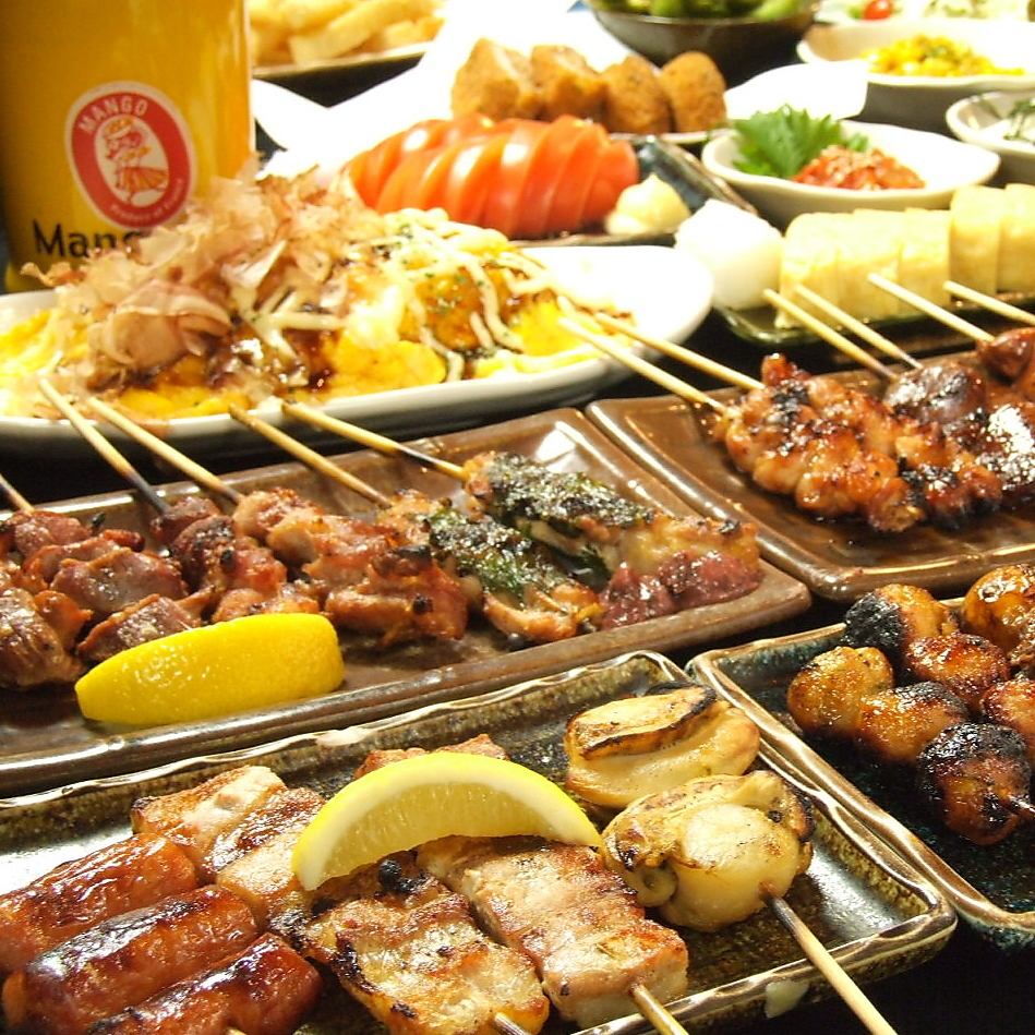 食べ飲み放題コースはメニューの全て(220種以上〉注文可能です！