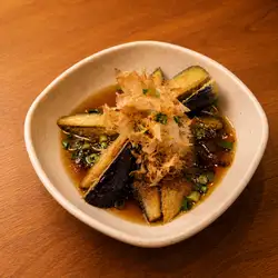 Deep-fried eggplant