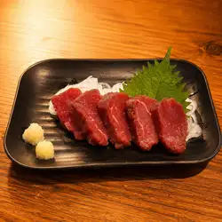 [Premium Lean Horse Sashimi]