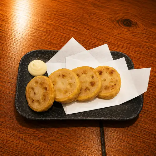 【九州名物】辛子蓮根揚げ