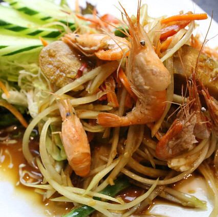 タムマックフン(ラオスパパイヤサラダ)