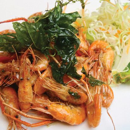 クンプリックアー(海老唐揚げ)