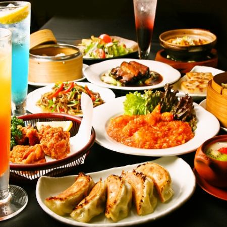 奢華的宴會!!慶祝或追思會怎麼樣! ■享受嚴選的中華料理■滿足的Komadori套餐(共8道菜)120分鐘含無限暢飲