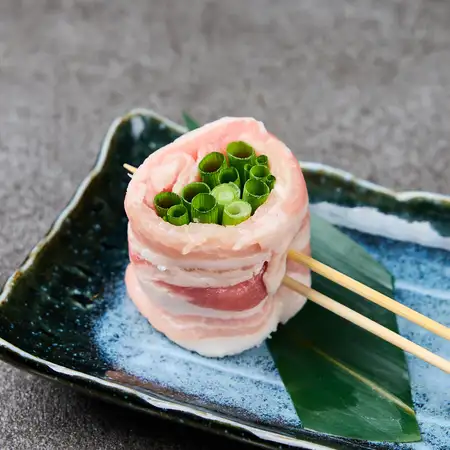 【野菜巻き串】万ねぎ巻き