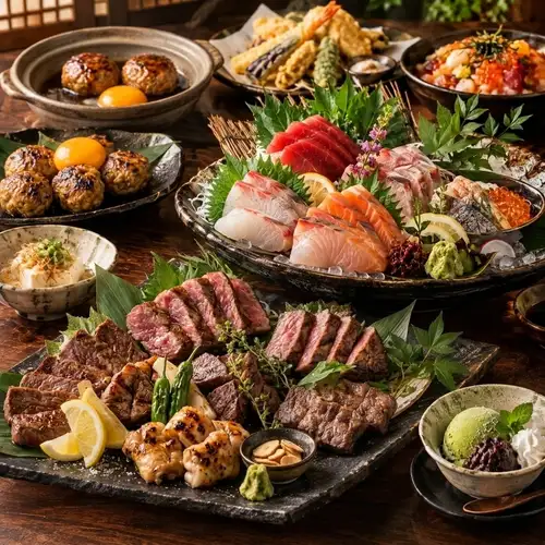 絶品創作和食と鮮魚が自慢