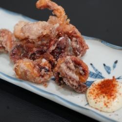 Deep-fried squid