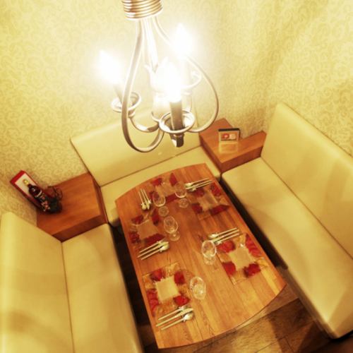 [OK for up to 6 people] Private room with chandelier lighting