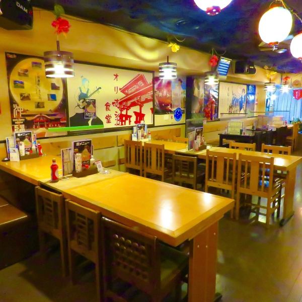 您可以在這家輕鬆的餐廳享受沖繩的氛圍。非常適合公司宴會、女孩之夜和休閒酒會！非常適合與媽媽朋友和家人聚會。在行德站的好位置。