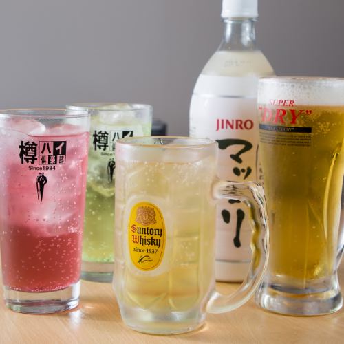 食事に合うドリンクも充実