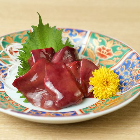 鶏刺し レバー