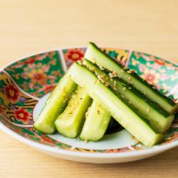 胡瓜のタタキ