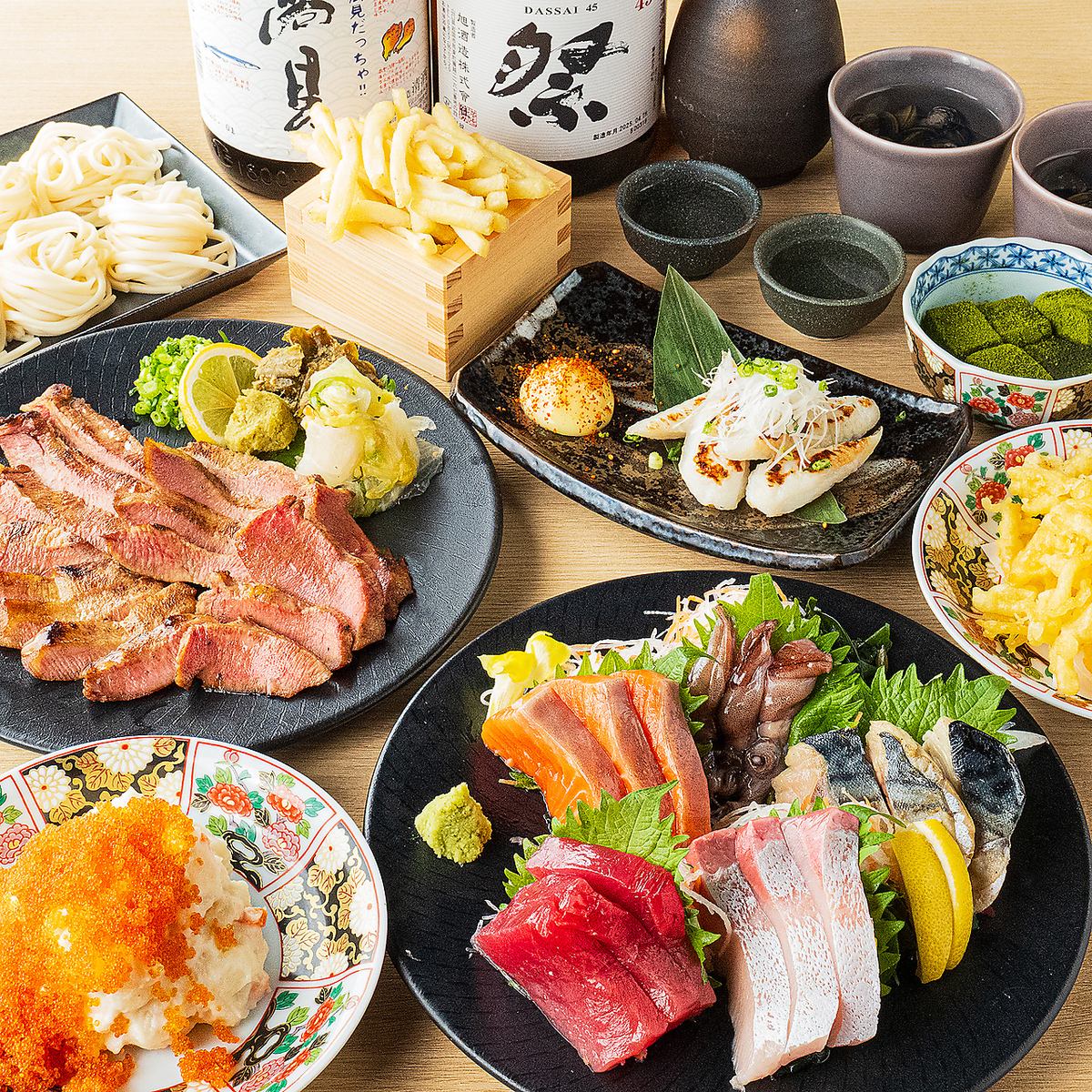 《3時間飲放付》牛タンなど仙台名物を堪能できるコース各種あり