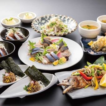 如果您想完整地享受SABAR，请点击这里 “Premium Torosaba Plan”（13种、8道菜） 餐食仅需3,800日元