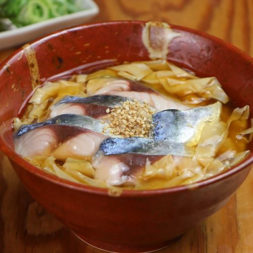 とろ鯖湯葉餡掛け丼