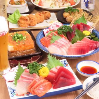 2時間飲み放題付き！おすすめ料理と豊富なドリンクが楽しめる5000円コース♪