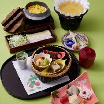 【6/1より】夏の特別御膳 季節の魚しゃぶ小鍋 『あやめ』 4,500円（税込）