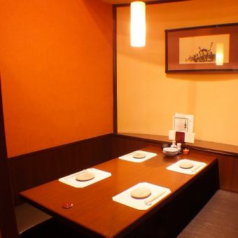 A private room for 4 people.* If it is not displayed on the seat selection screen for online reservations, another reservation has been made, so it is recommended to make an early reservation.