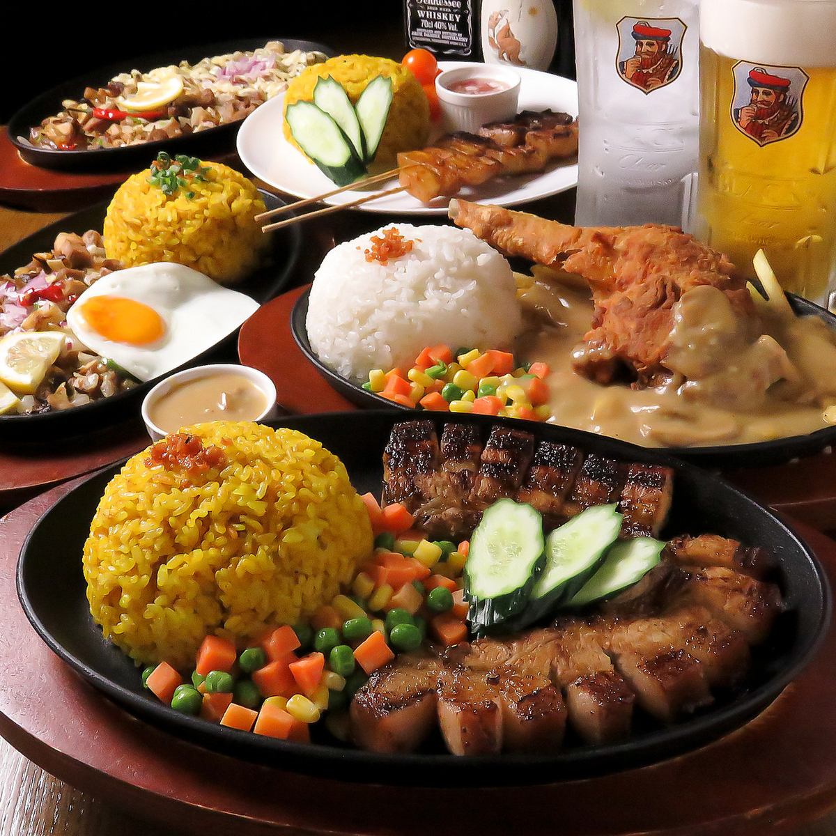 《浜松駅8分》フィリピン料理×日本居酒屋料理！グルメな夜を♪