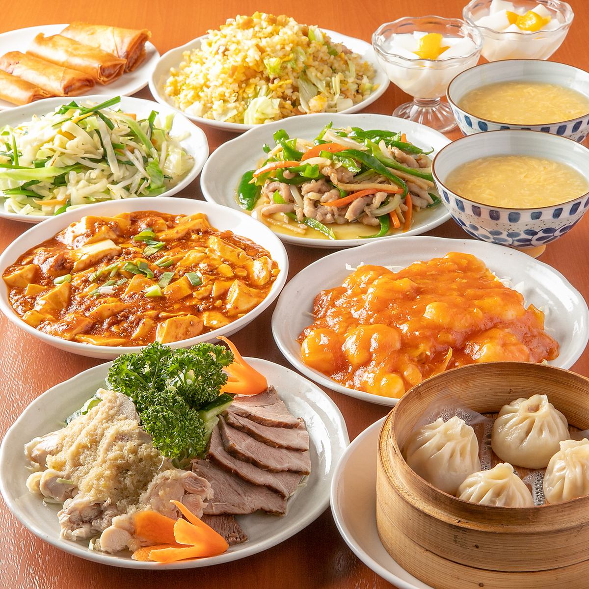 Enjoy all-you-can-eat / all-you-can-drink with Chinese food at a reasonable price ♪