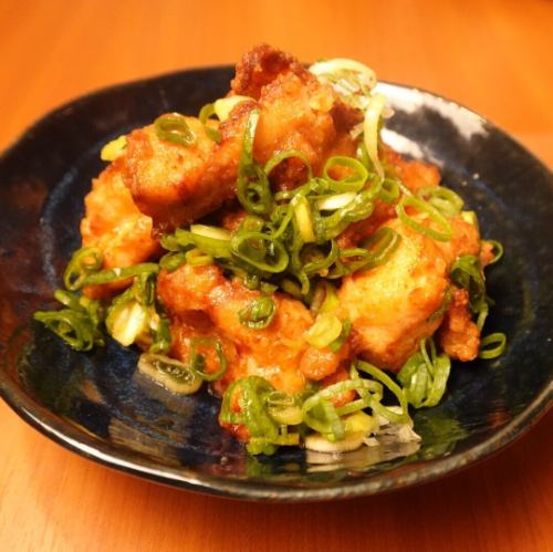 鶏のから揚げ ネギだくポン酢
