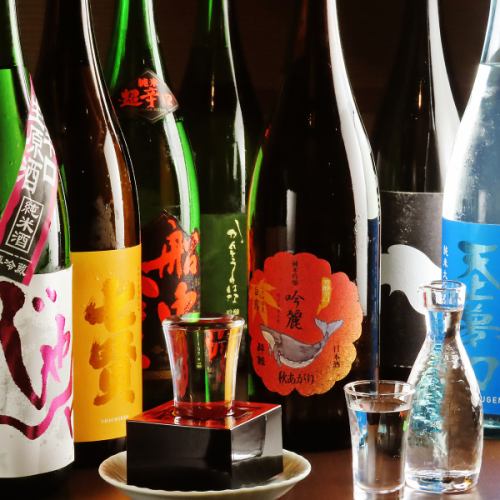 季節の料理と楽しむ厳選日本酒の数々