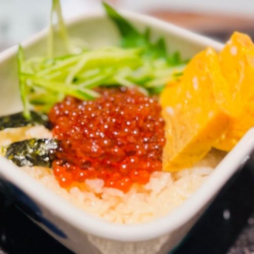 Mini salmon roe bowl
