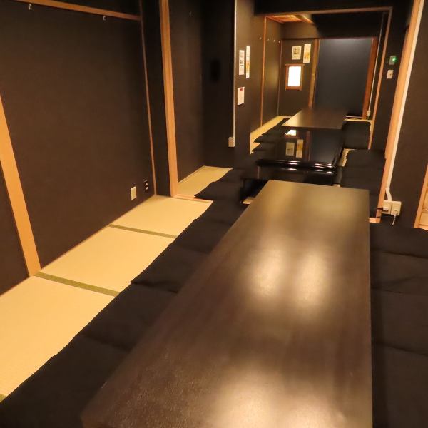 最大30名様までご利用いただける個室席がございます。ご宴会のご予約はお早めにお願い致します。ご予算、人数などお気軽にご相談ください。