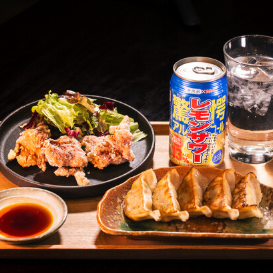 【ドリンク・東スポ餃子・東スポからあげセットがお得】ちょい飲みに最適♪お気軽にお試しを1,500円(税込)