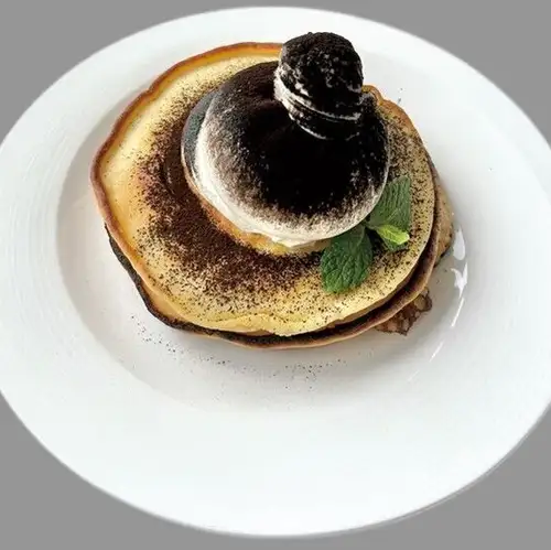 ブッラータチーズパンケーキ ~ティラミス風~