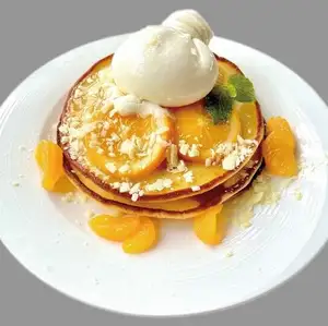 ブッラータチーズパンケーキ ~ホワイトチョコ&オレンジ~