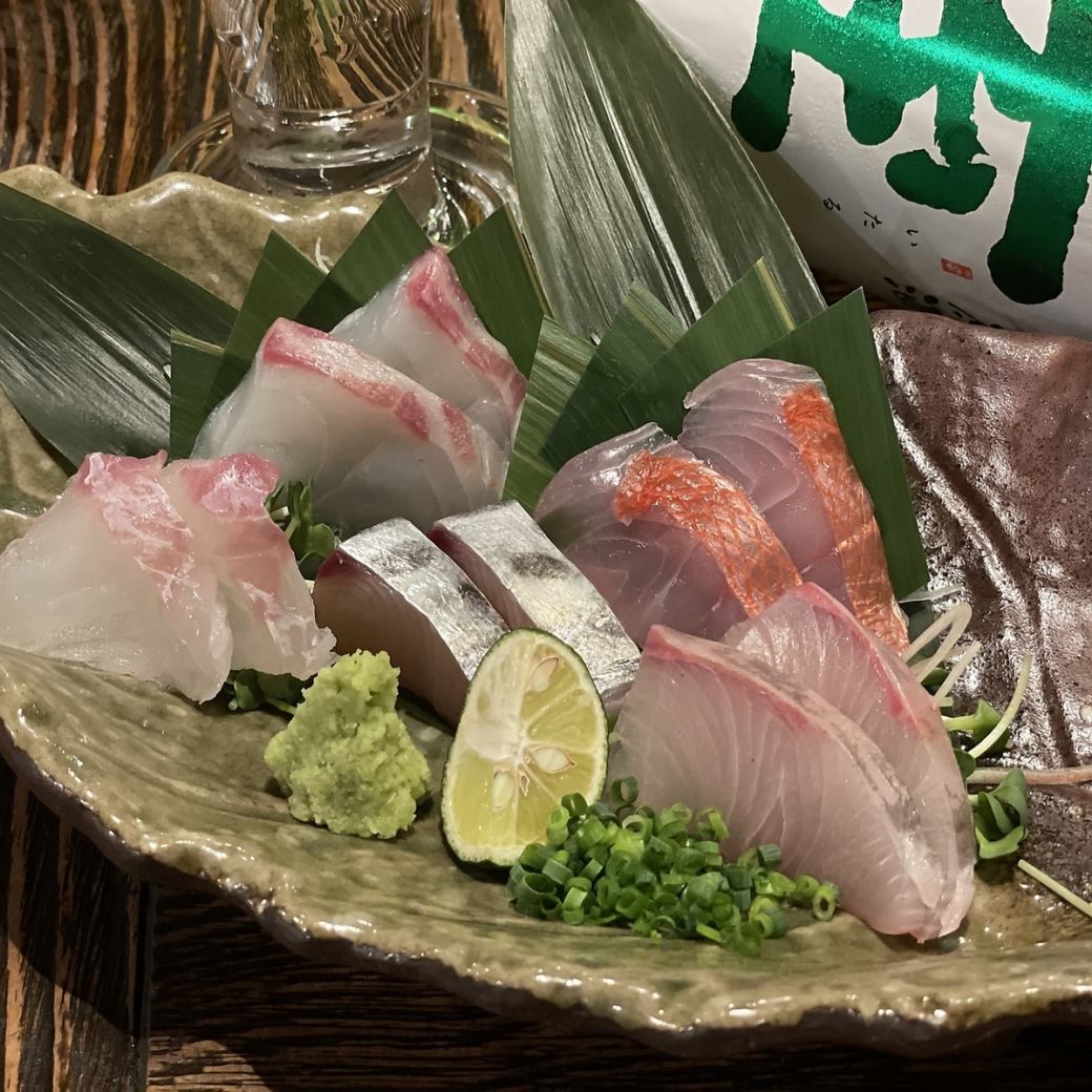Ichi Hirao is particular about fish! If you want to eat fish with outstanding freshness, go to our restaurant!
