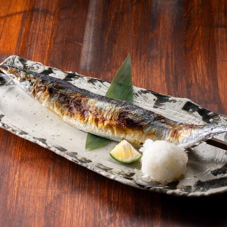 秋刀魚塩焼