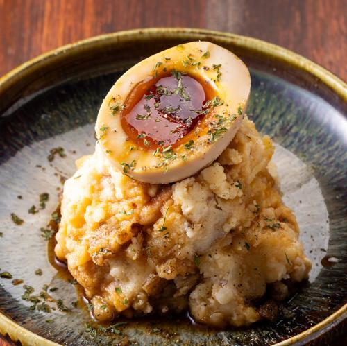 自慢のタレでポテトサラダ