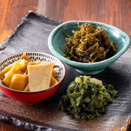 お漬物盛り合わせ