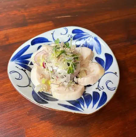 しっとり鶏の薬味胡麻ポン酢